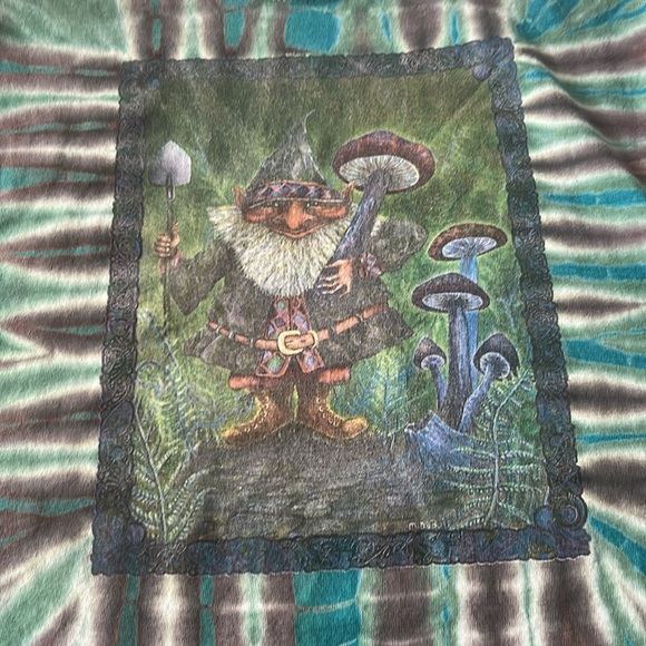 Happylife Productions Forest Gnome Tie dye t shirt - Picture 3 of 4